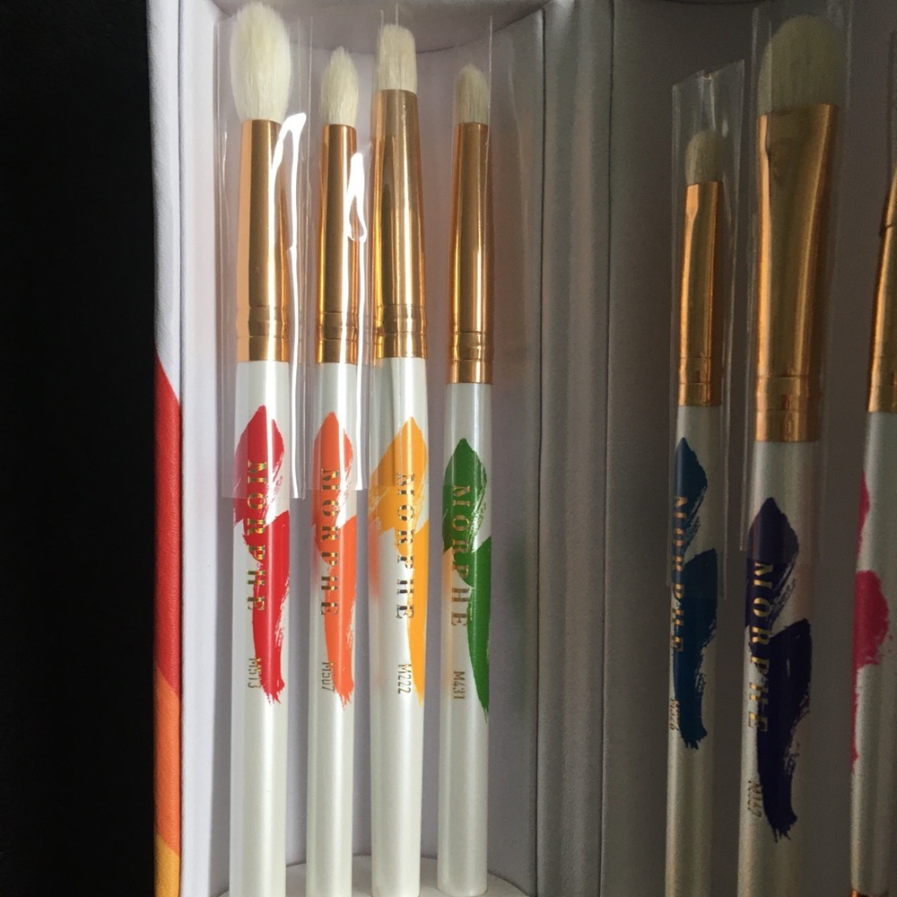 Morphe Live In Color Brush Set & Case NWT - Picture 8 of 10